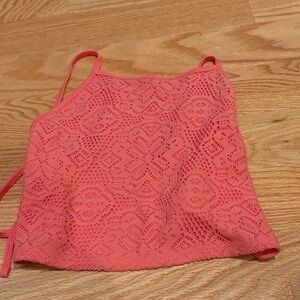 Coral Lace Women's Top